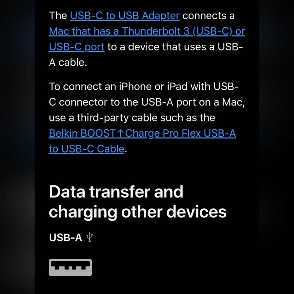 NEW! Apple USB-C to USB Adapter! Unopened Box!! - Picture 9 of 10